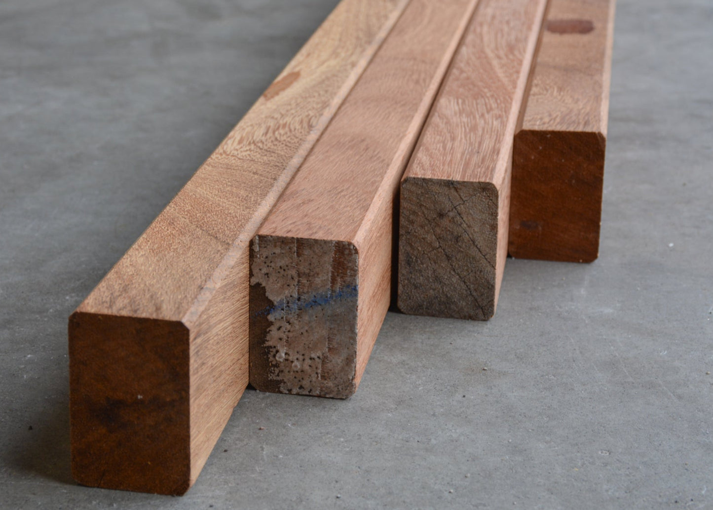 45mm x 70mm Glad geschaafde regel Angelim Pedra standaard korte onderregel €4,99 p/m
