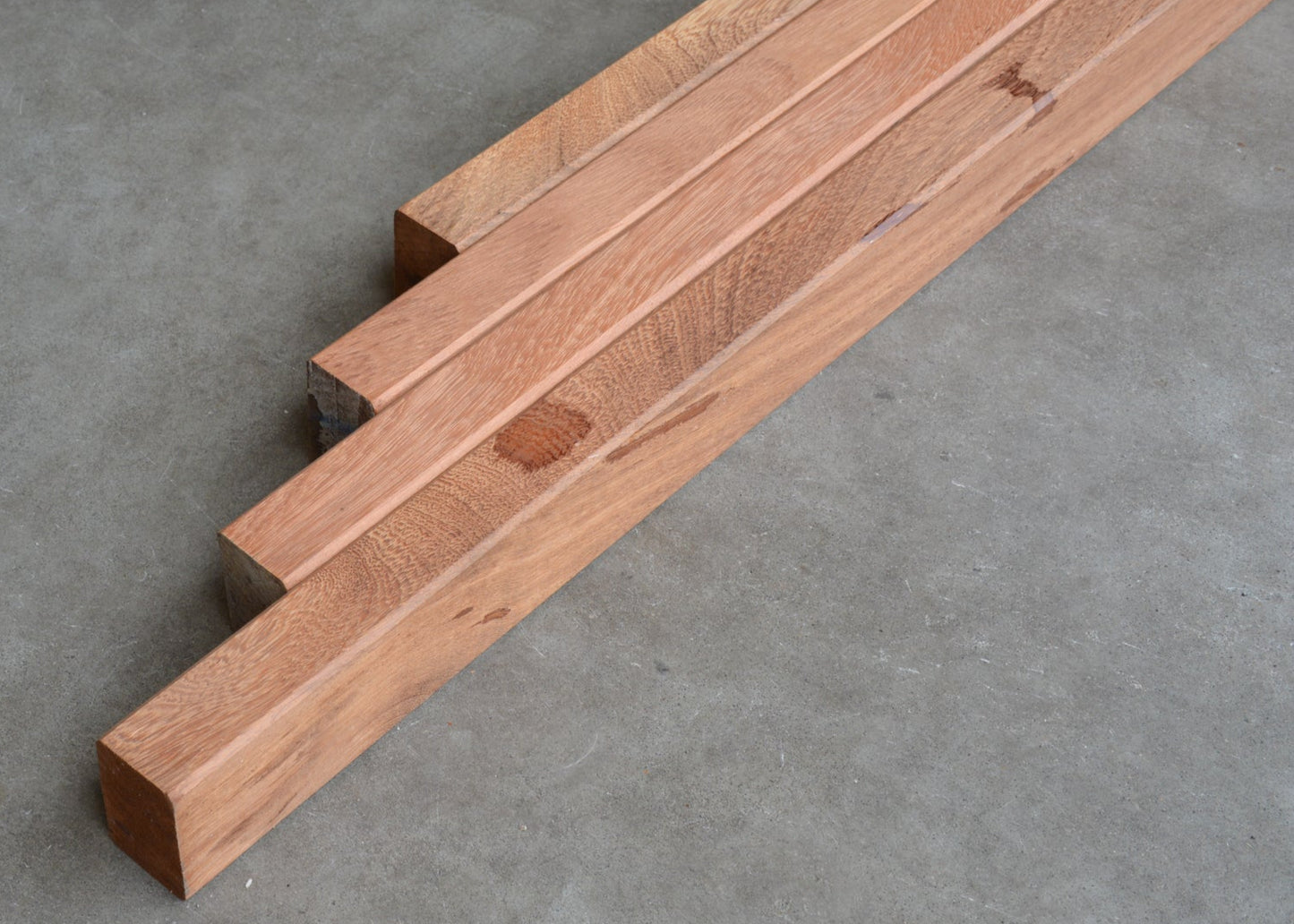 45mm x 70mm Glad geschaafde regel Angelim Pedra standaard korte onderregel €4,99 p/m
