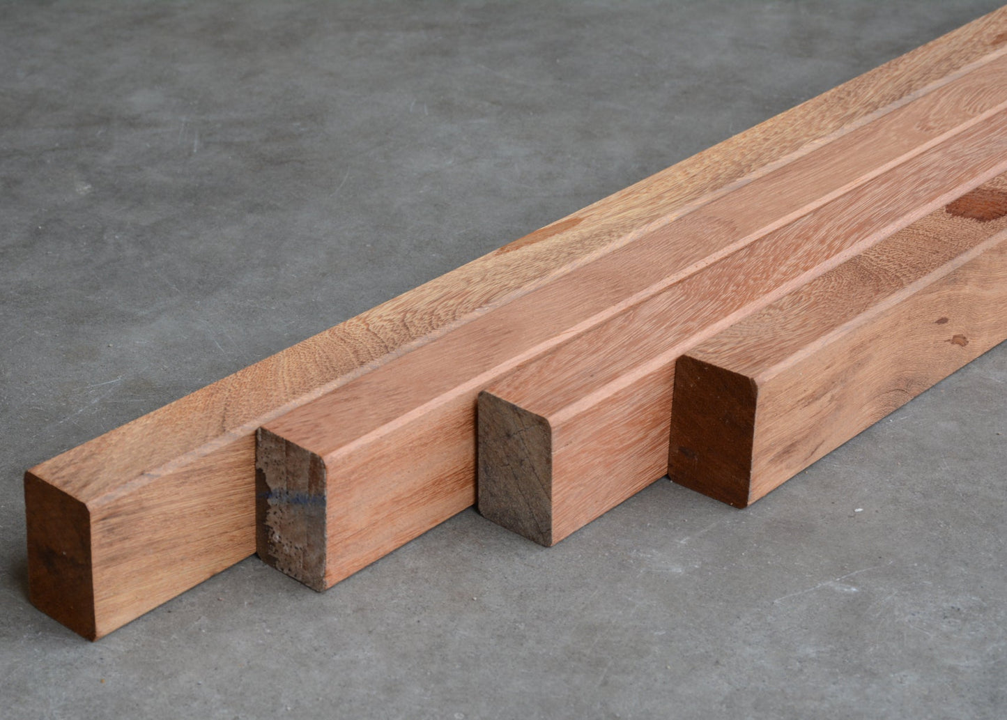 45mm x 70mm Glad geschaafde regel Angelim Pedra standaard korte onderregel €4,99 p/m