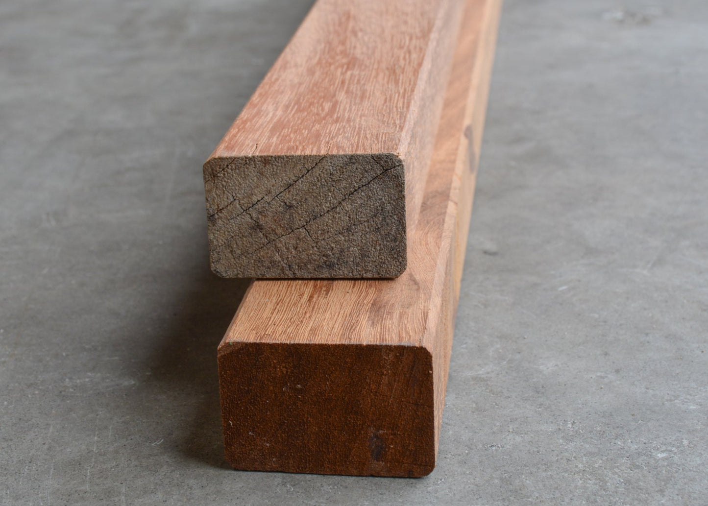 45mm x 70mm Glad geschaafde regel Angelim Pedra standaard korte onderregel €4,99 p/m