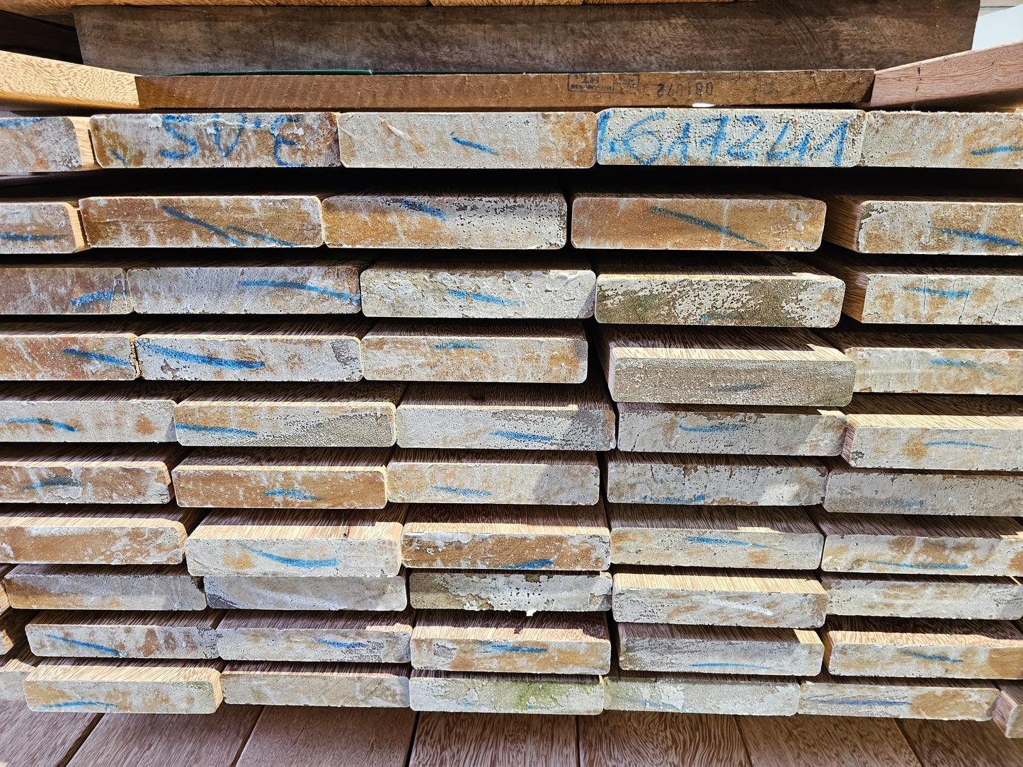 28mm x 140mm Glad geschaafde plank Angelim da Campina extra dik €9,99 p/m