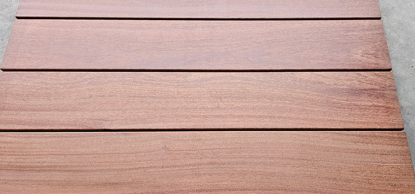 21mm x 190mm Glad geschaafde plank Cumaru extra breed €12,99 p/m