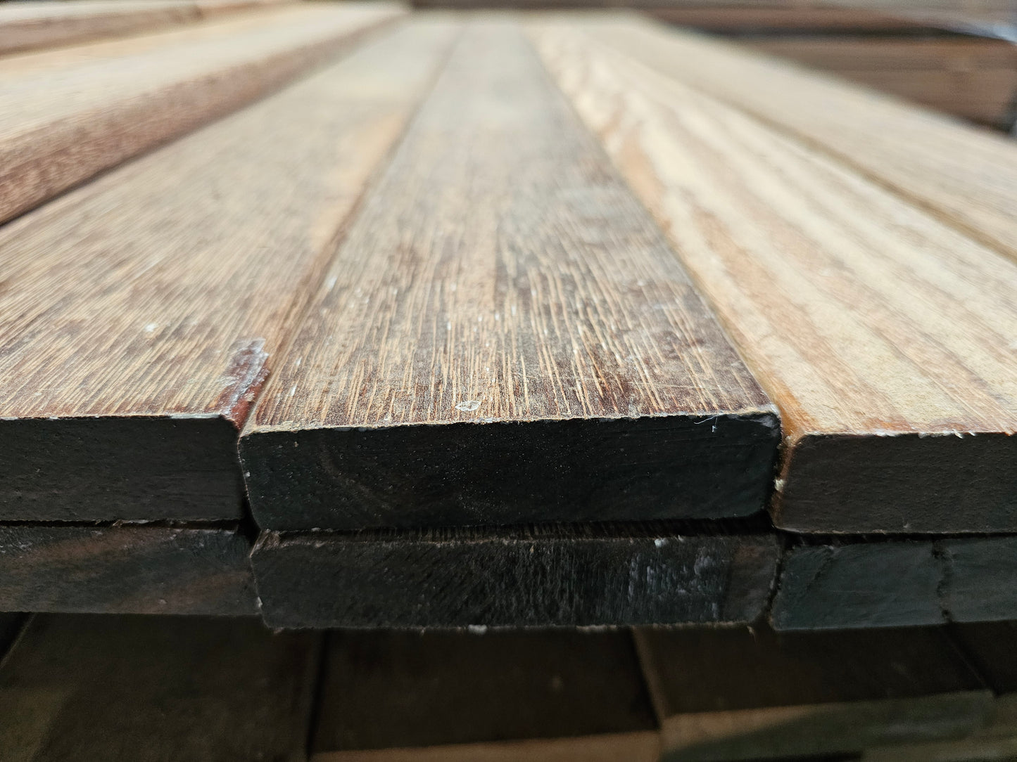 21mm x 145mm Glad geschaafde plank Sucupira Preta breed €6,99 p/m