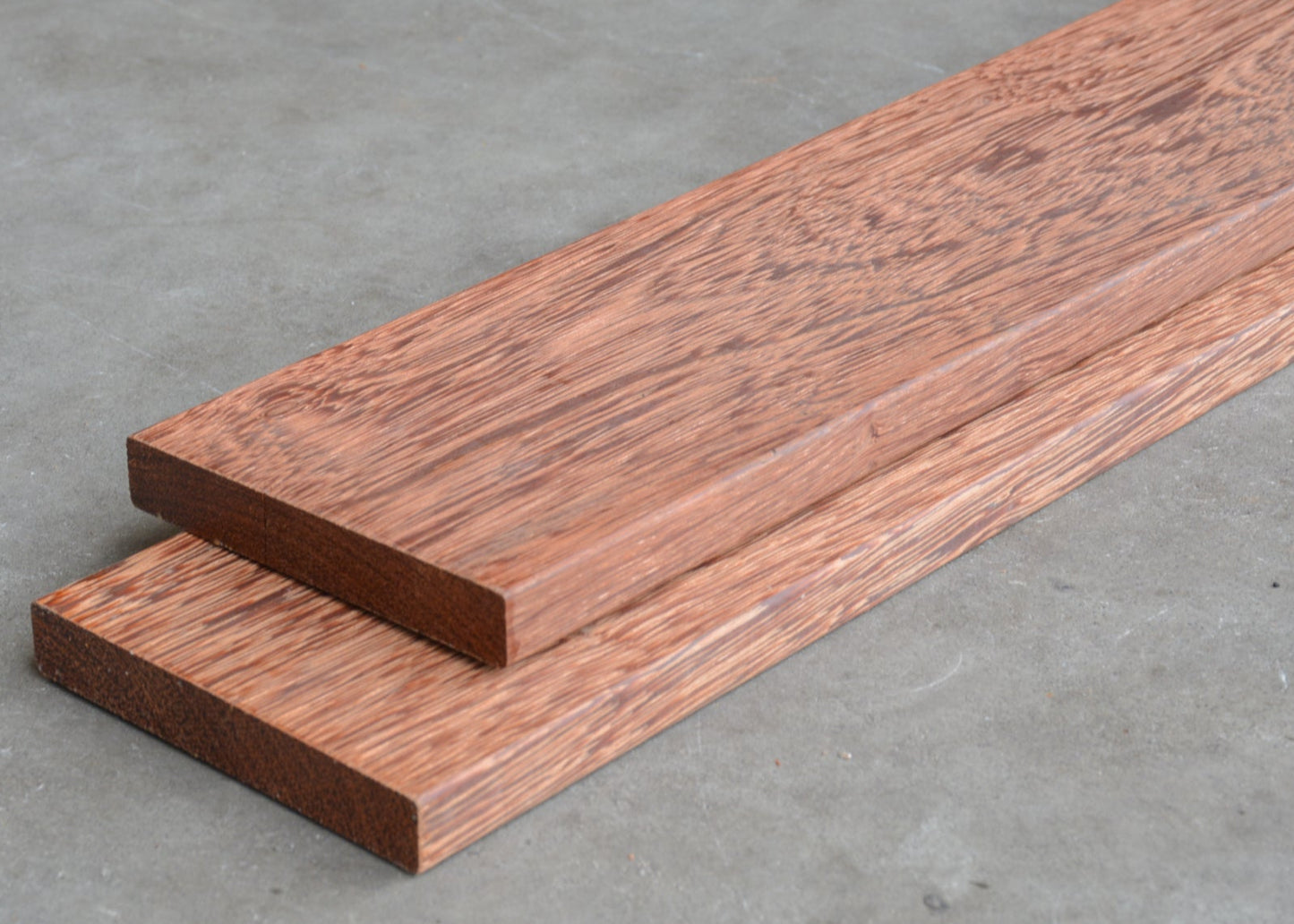 21mm x 120mm Glad geschaafde plank Sucupira Vermelha breed €6,99 p/m
