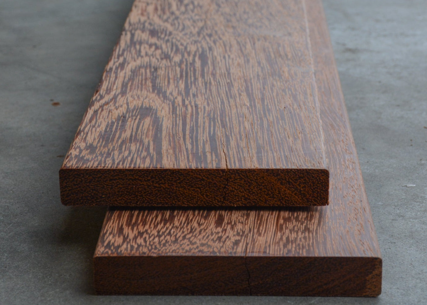 21mm x 120mm Glad geschaafde plank Sucupira Vermelha breed €6,99 p/m