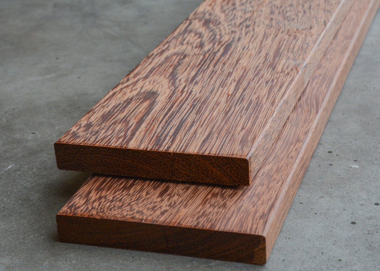21mm x 120mm Glad geschaafde plank Sucupira Vermelha breed €6,99 p/m
