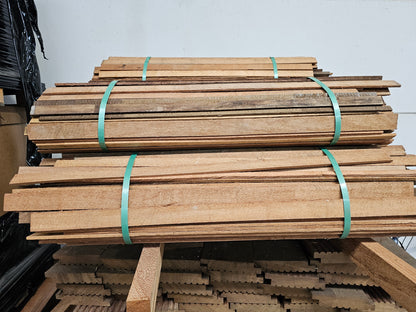 Kassakoopje!! Bundel hardhouten drooglatten. 150 stuks, €19,99!!