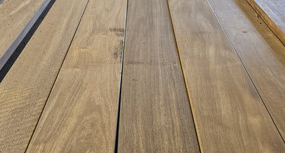 21mm x 120mm Glad geschaafde plank Pucte/Caribisch Ipe breed €7,49 p/m