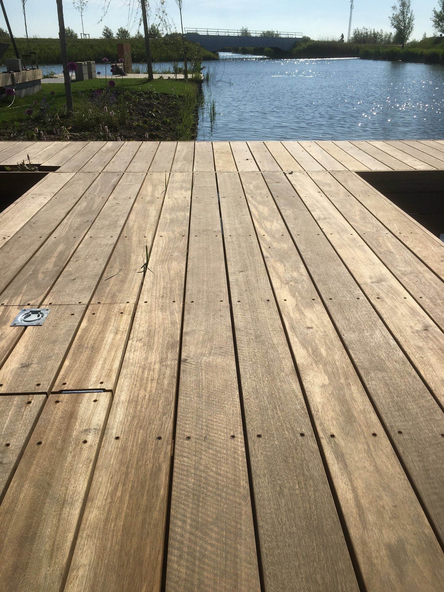 21mm x 120mm Glad geschaafde plank Pucte/Caribisch Ipe breed €7,49 p/m