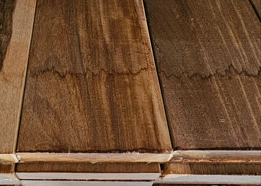 21mm x 90mm Glad geschaafde plank Ipê smal kort €6,49 p/m